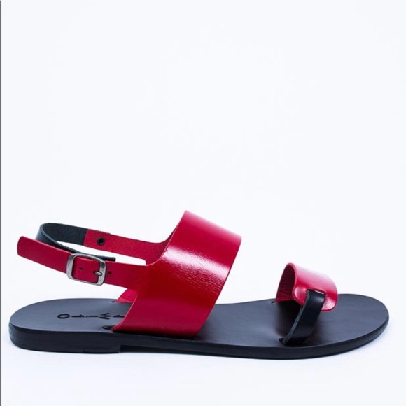 Hebe Red sandals - Picture 3 of 6